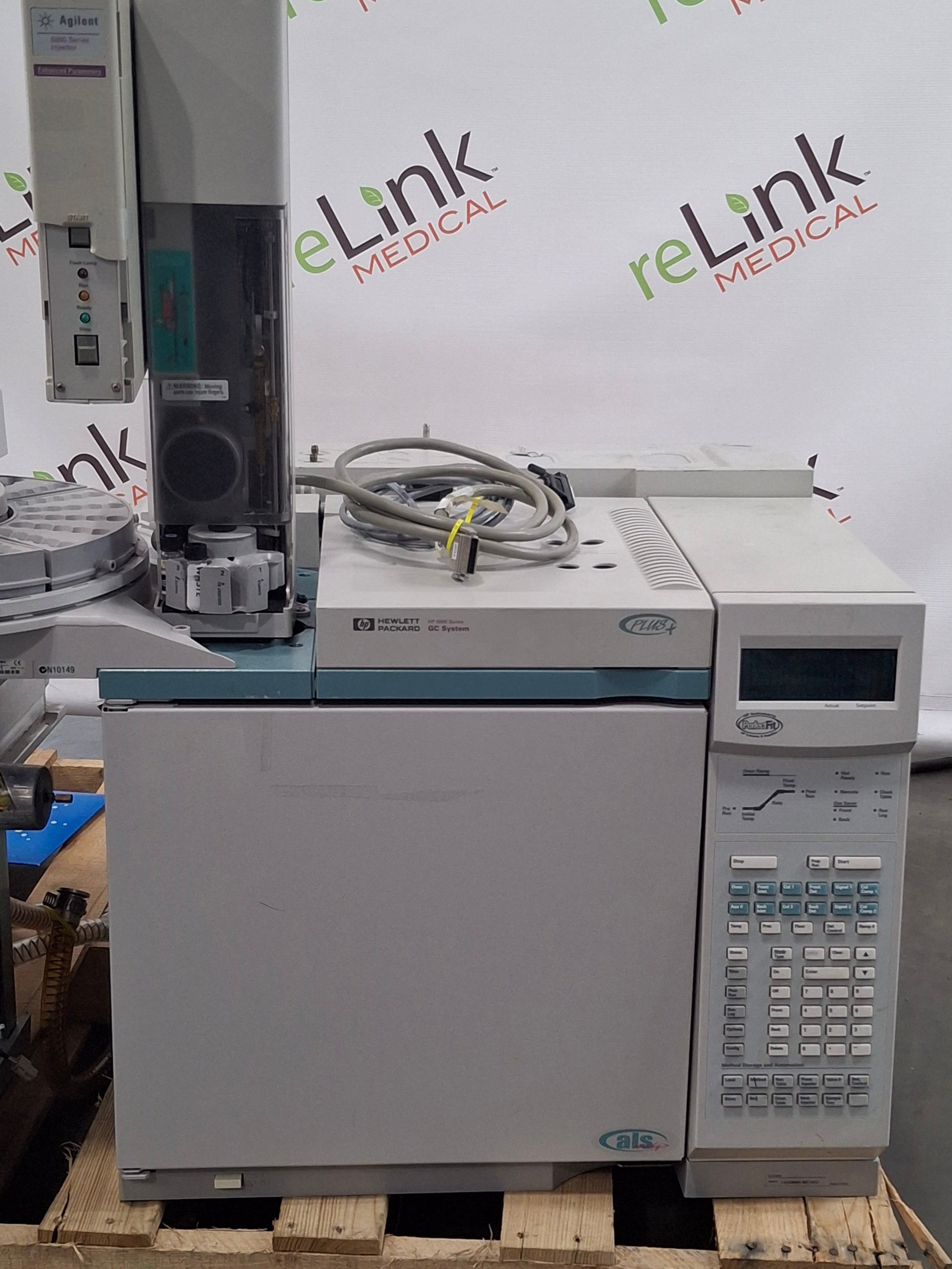 Agilent 6890N 5973 MSD GCMS Gas Chromatograph Mass