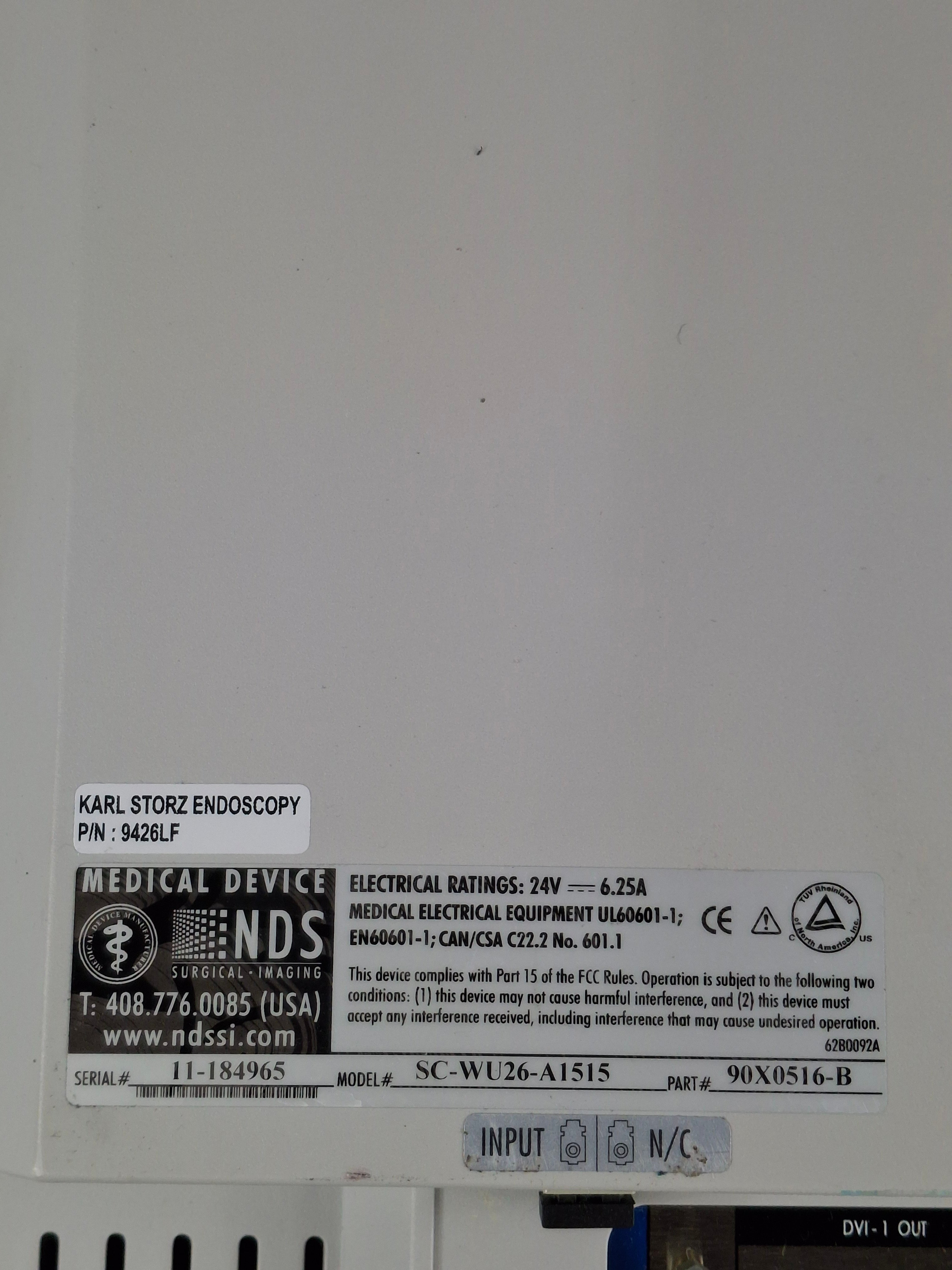 Karl Storz WideView SC-WU26-A1515 Surgical Display