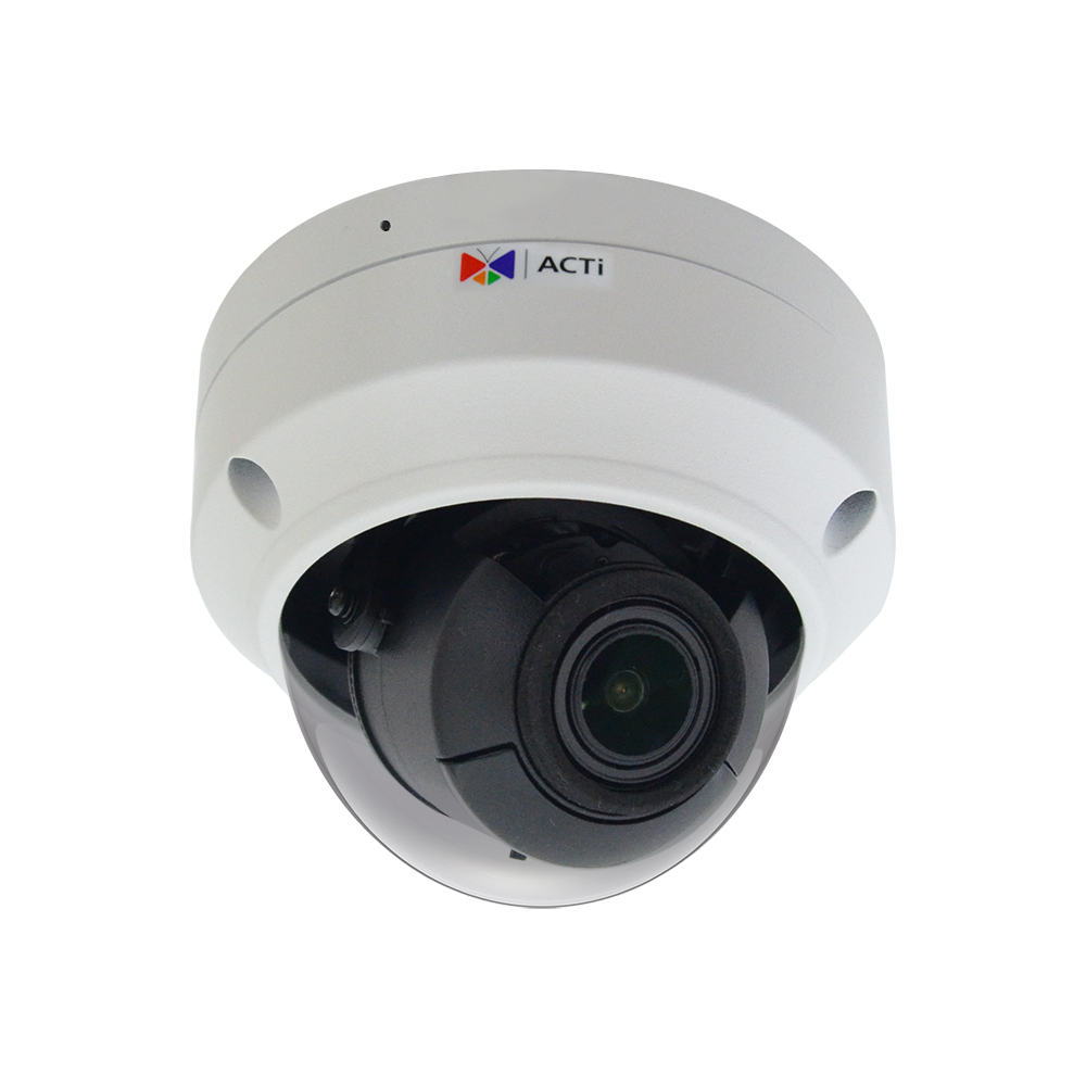 ACTi K81 2MP Deep Learning AI 4.3x Outdoor Zoom Dome with IR LED 60m, WDR 130dB