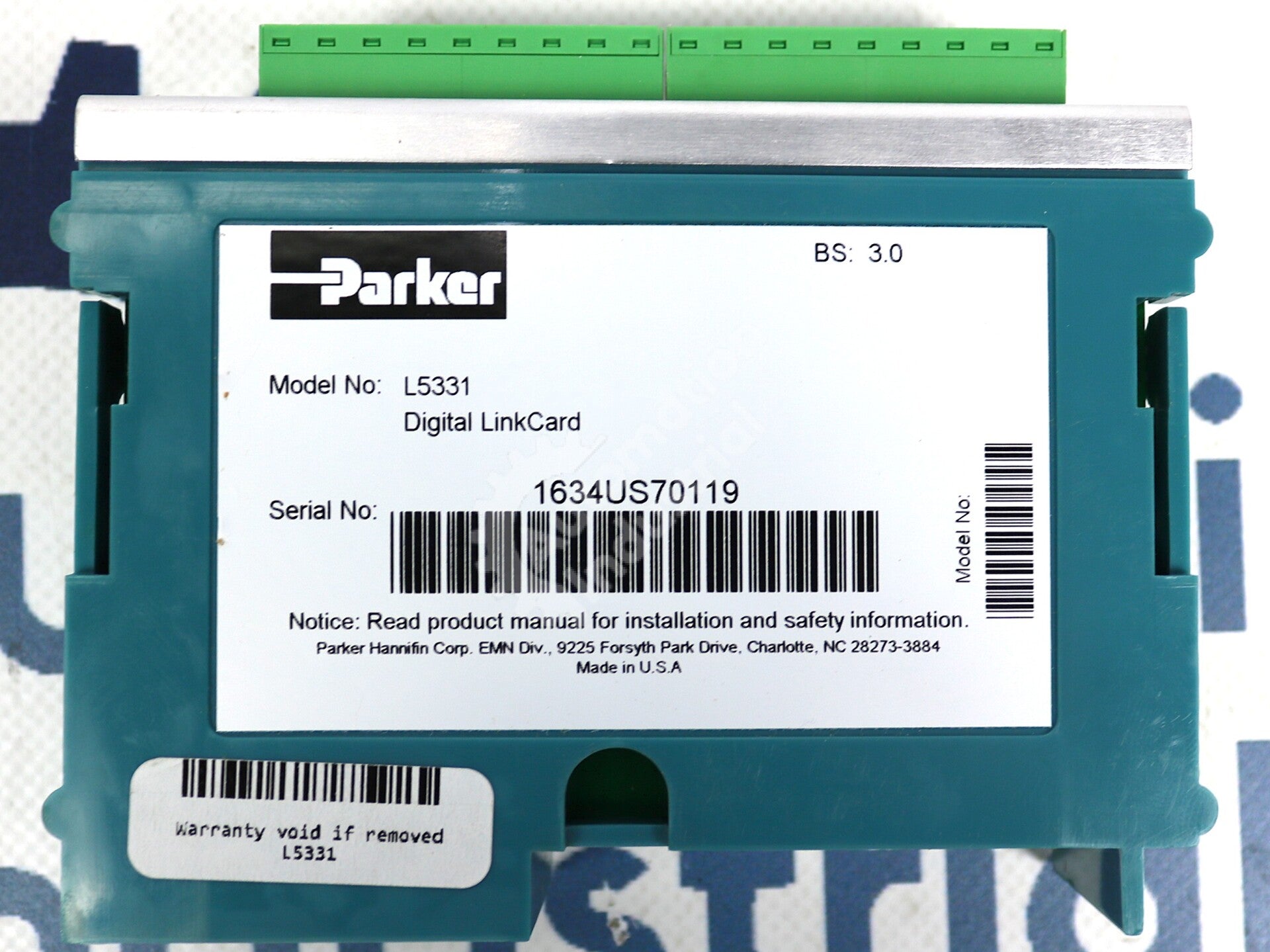 L5331 By Parker Eurotherm SSD I/O Digital Link Card New Surplus Factory Package