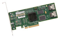 LSI00151 LSI SAS 3081E-R Kit 3Gb/s SAS, 8-Port Controller RAID 0, 1, 1E, 10E. Retail Kit with cable