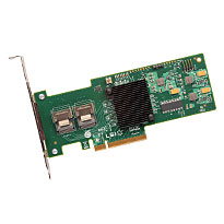 LSI00204 LSI MegaRAID SAS 9240-8i EM2 KIT 8-Port PCIe 6Gb/s SATA SAS RAID Card. Kit with Cables.