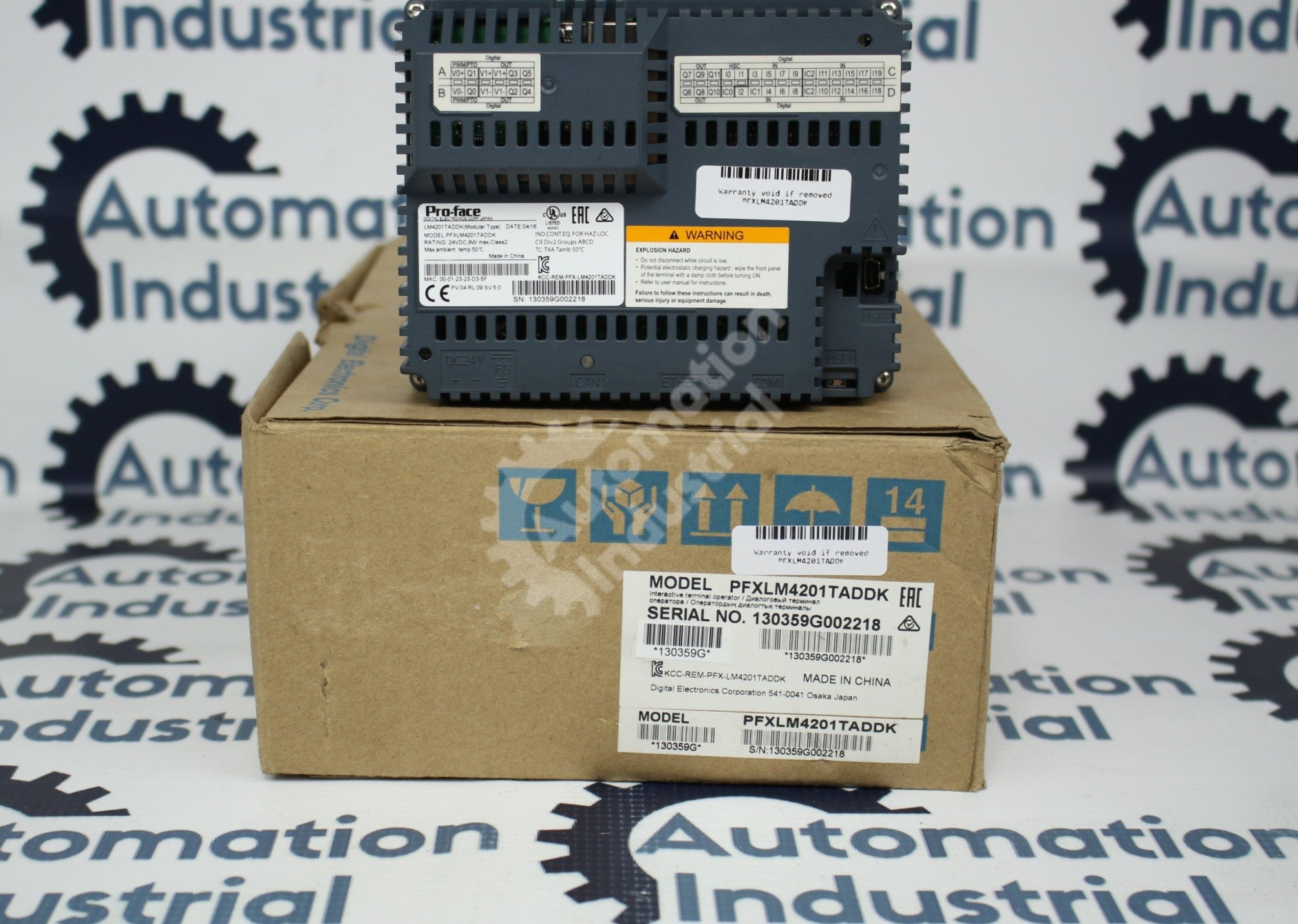 GE General Electric PFXLM4201TADDK LM4201TADDK 3.5 inch HMI New Factory Package
