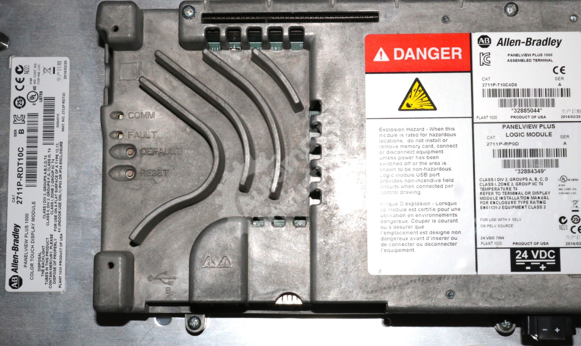 2711P-T10C4D9 By Allen Bradley 2711P-RDT10C 2711P-RP9D 24VDC Operator Interface
