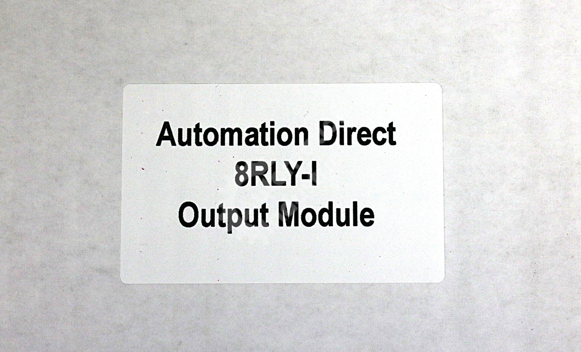 8RLY-I By Automation Direct 8 Point Relay Output Module