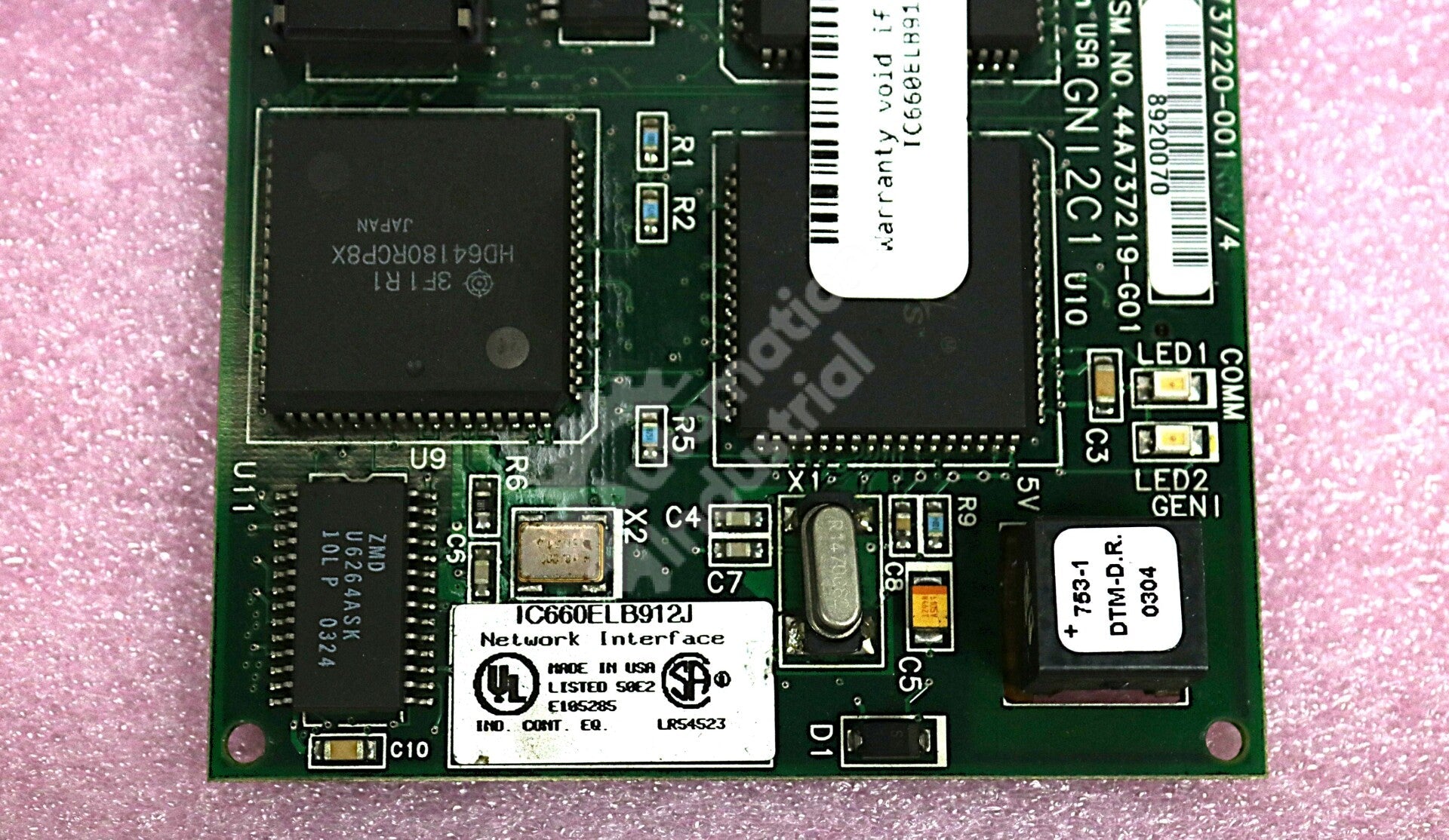 IC660ELB912 By General Electric IC660ELB912J Network Interface Circuit Board