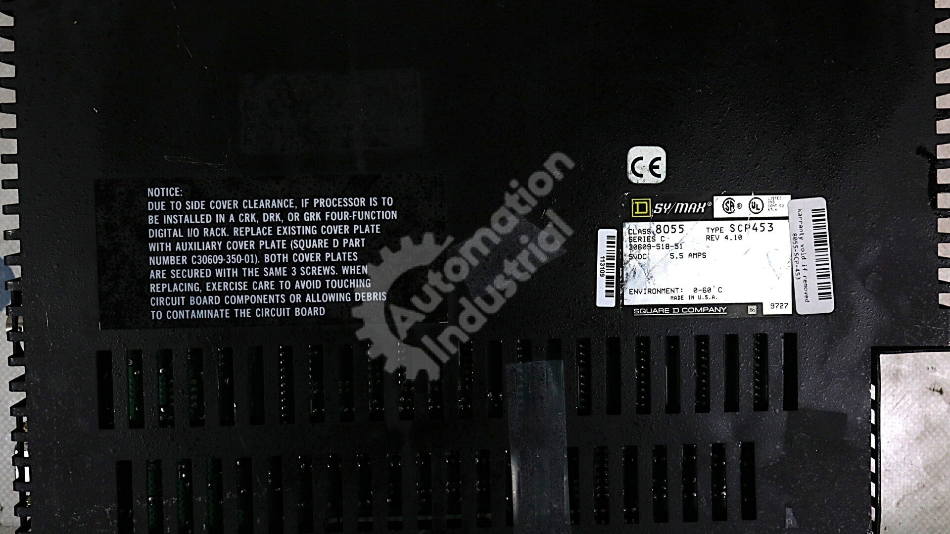 SCP-453 By Square D Sy/Max Class 8055 5VDC 450 Processor Module W/Ethernet Port