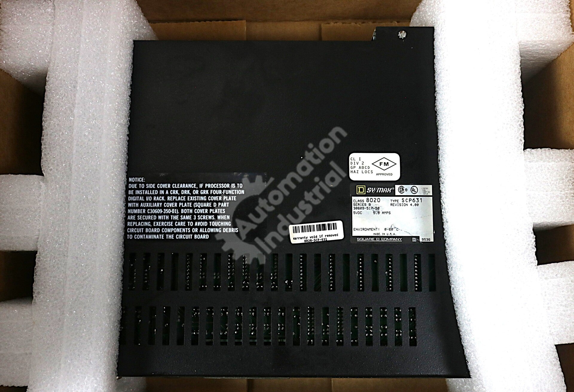 SCP-631 By Square D Sy/Max Class 8020 5VDC 600 Processor Model