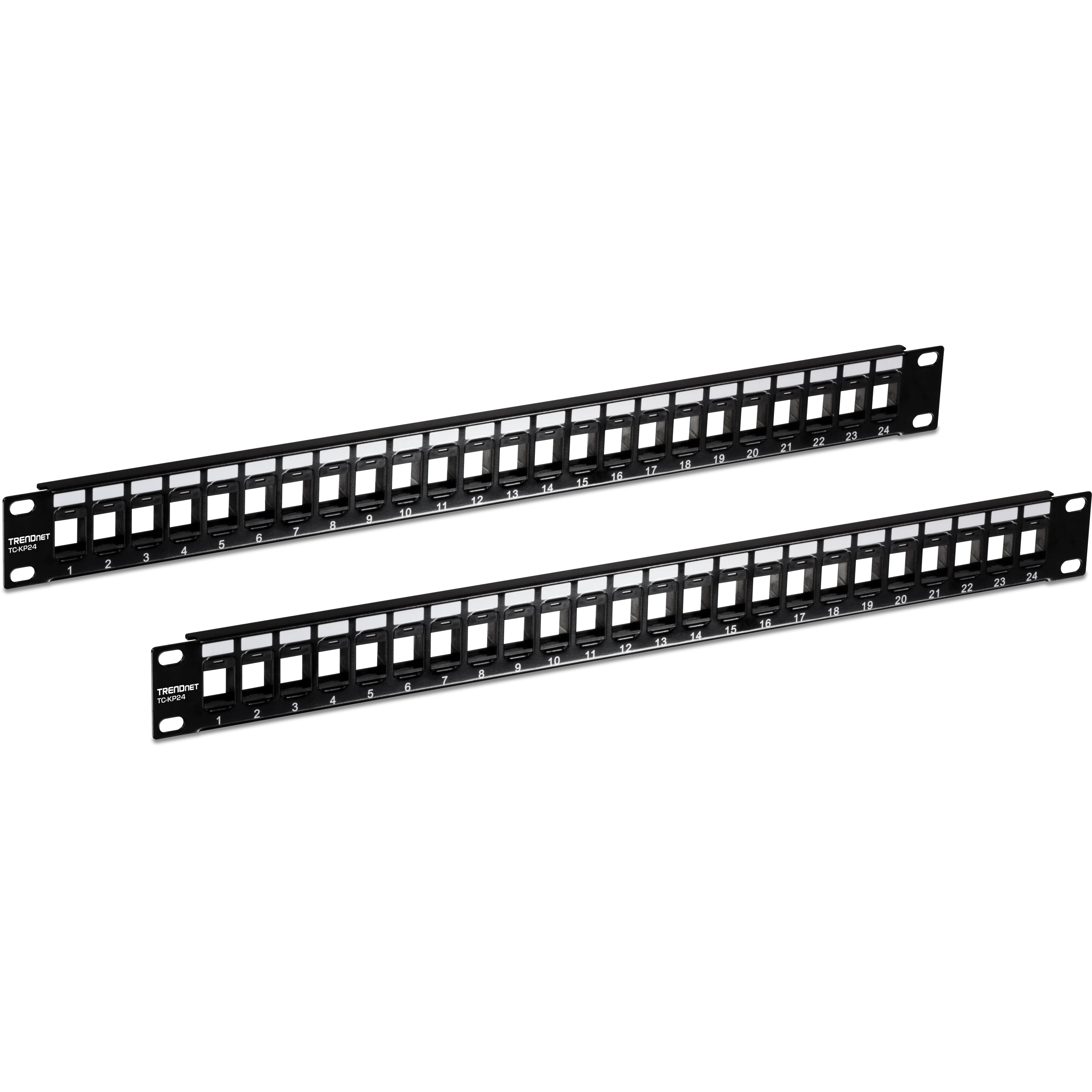 TRENDnet TC-KP24/2 2-Pack 24-Port Blank Keystone 1U Patch Panel