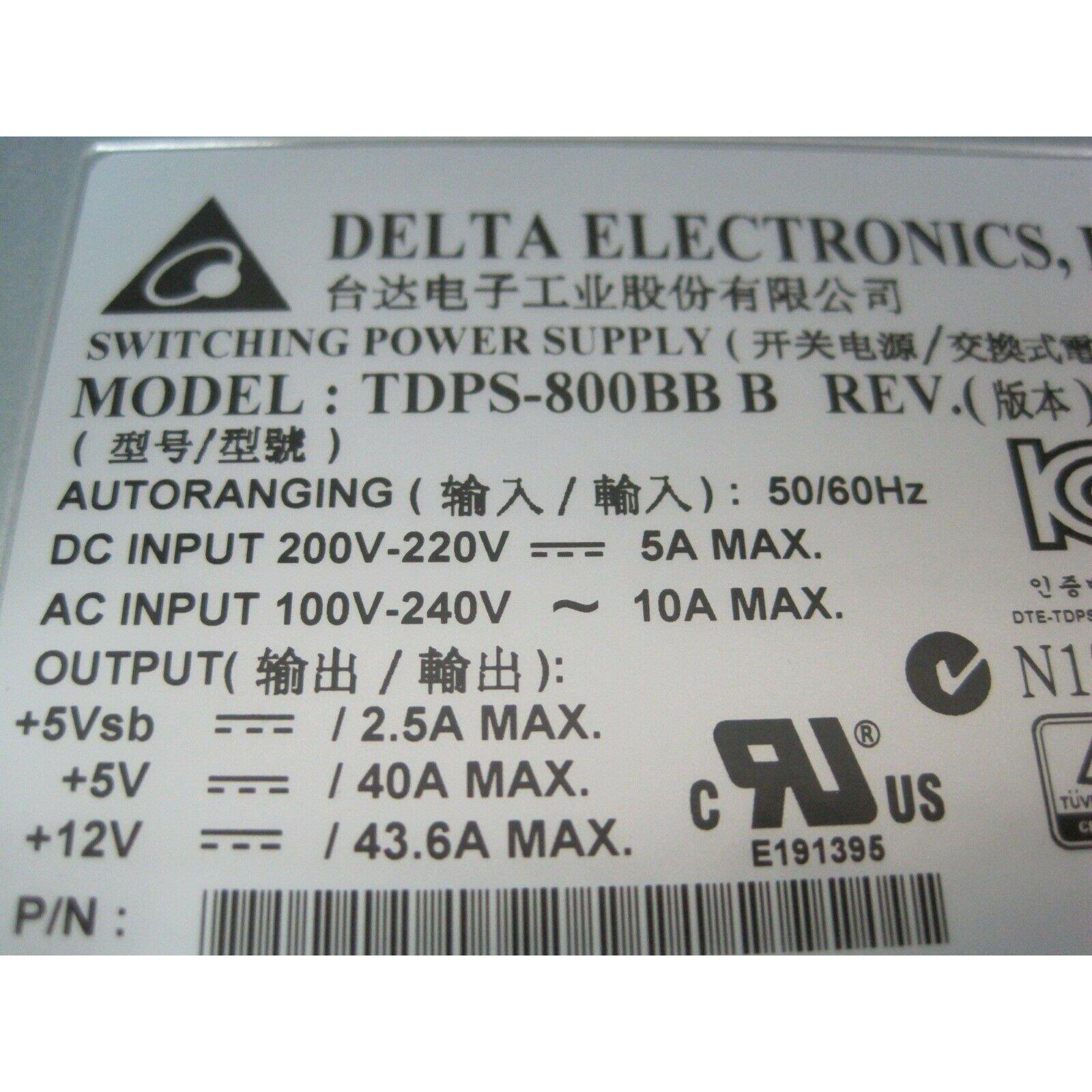 TDPS-800BB A IBM V3700 Delta TDPS-800BB 800W Switching Power Supply-FoxTI
