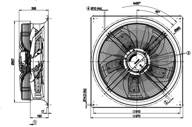 W3G800-DT21-35 ebm papst fan