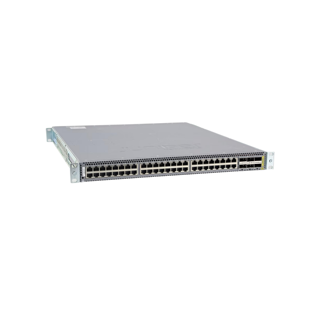 Juniper QFX5100-48T-AFO Refurbished 48x10GbE + 4x40GbE Switch
