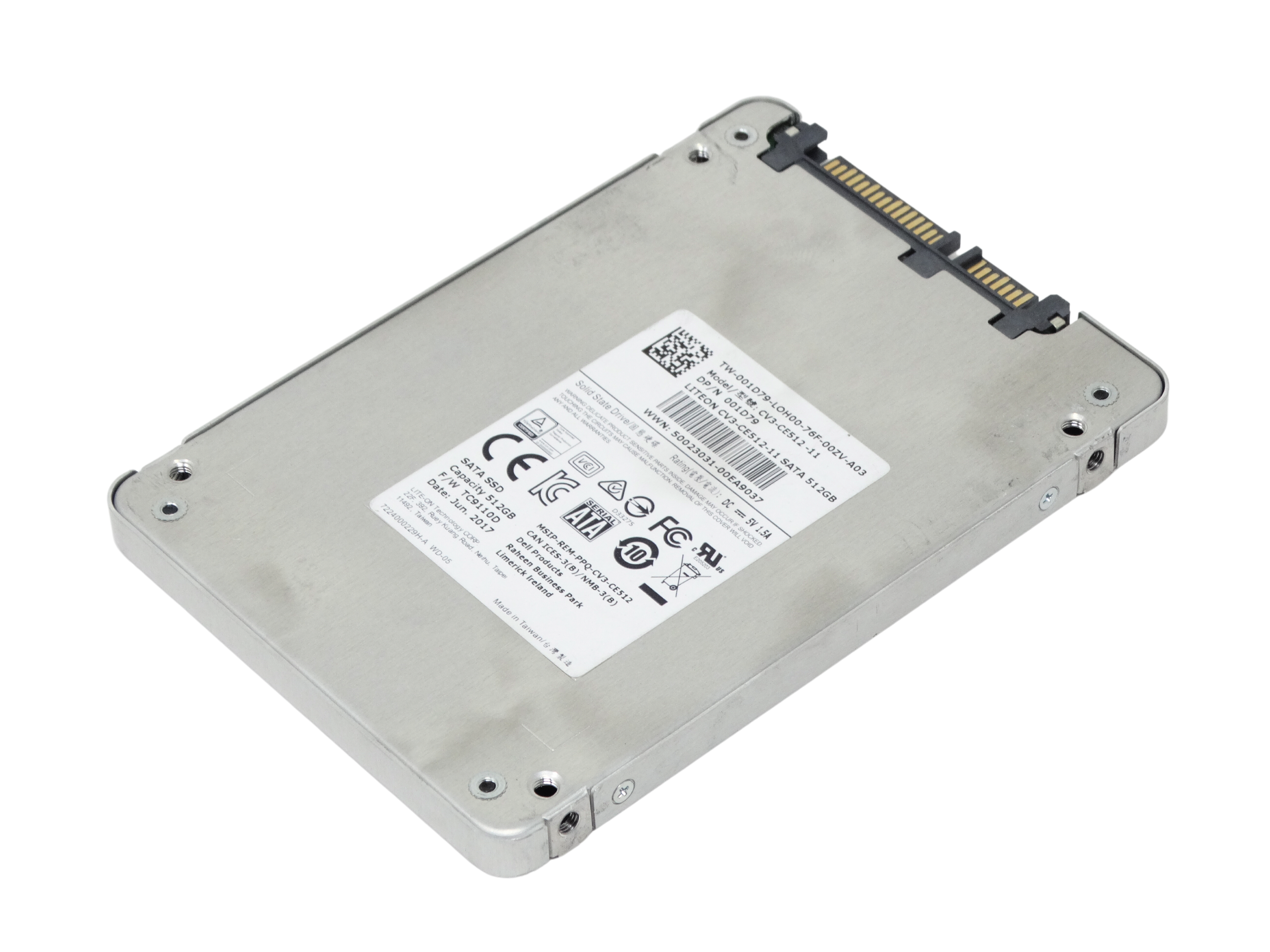 Dell Lite-On 512GB MLC SATA 2.5'' SFF SSD Solid State Drive (01D79)