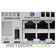 Carregar imagem no visualizador da galeria, Alcatel-Lucent OS6860E-P48-US 48x 1GB PoE RJ45 4x 10GB SFP+ Switch