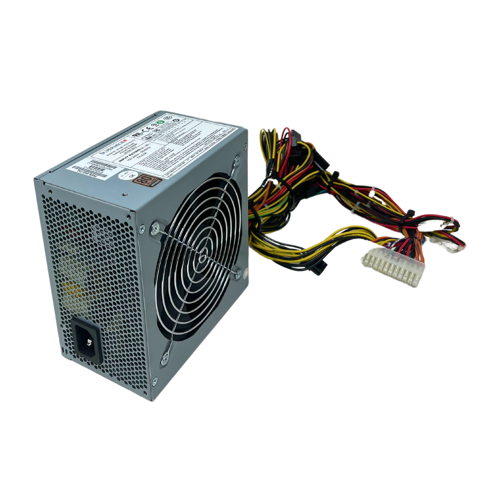 Supermicro Power Supply 12V 500W Internal 110V AC 220V AC PWS-502-PQ