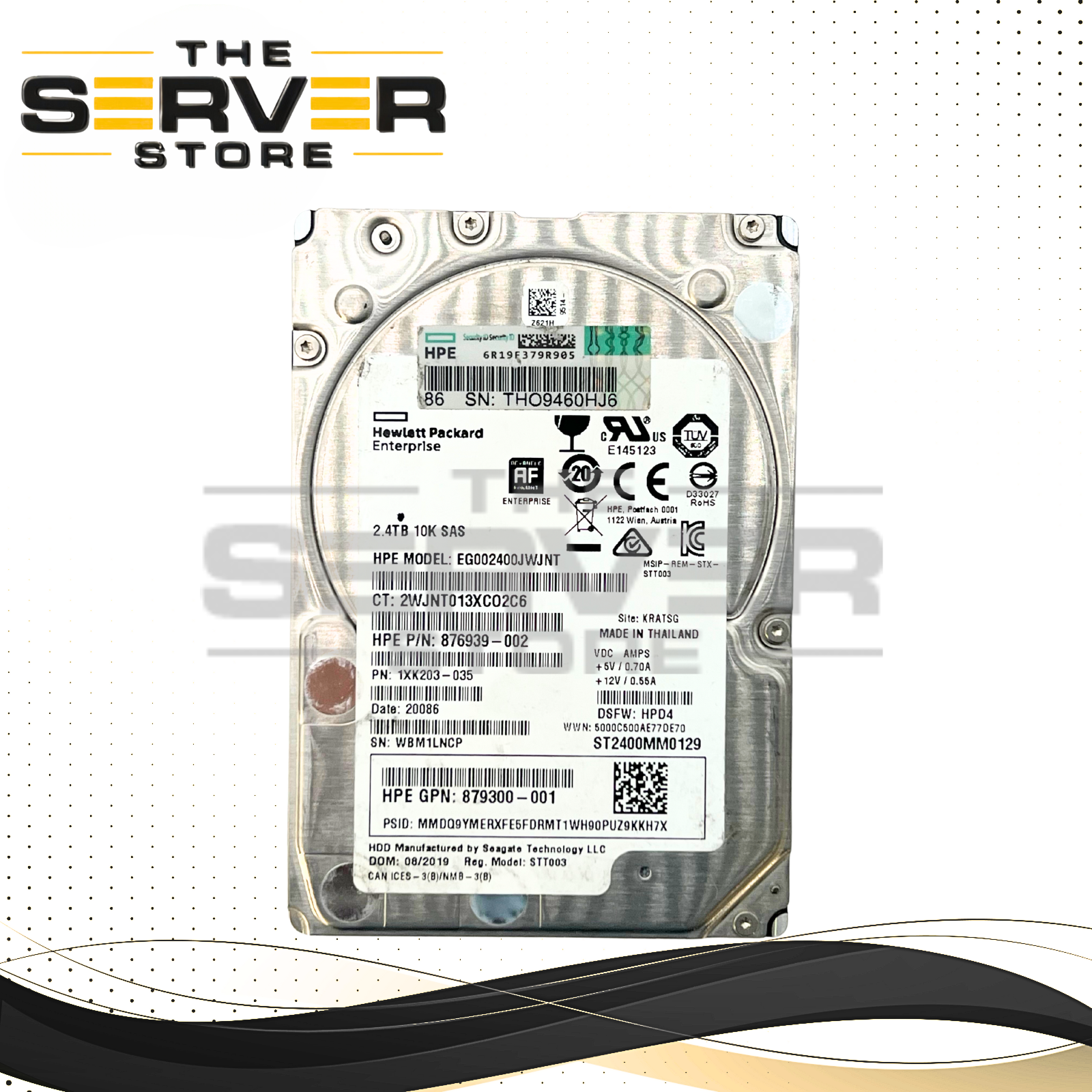 Seagate 2.4TB SAS 12G 10K SFF 2.5" HDD Exos 10E2400 Series ST2400MM0129