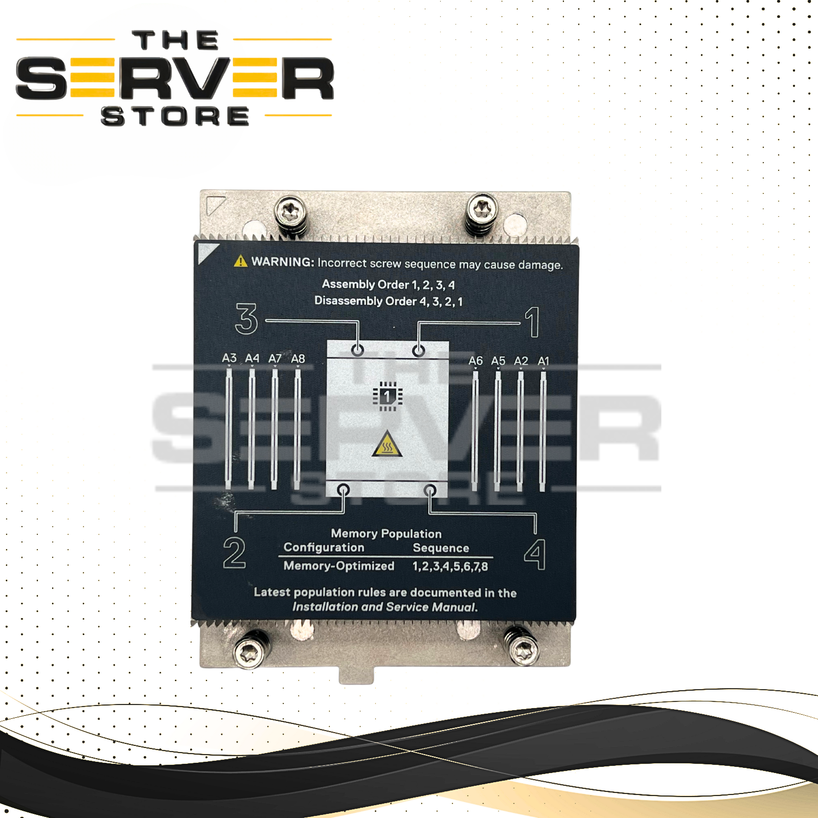 Dell C6525 Heatsink CPU 0VN0MJ VN0MJ