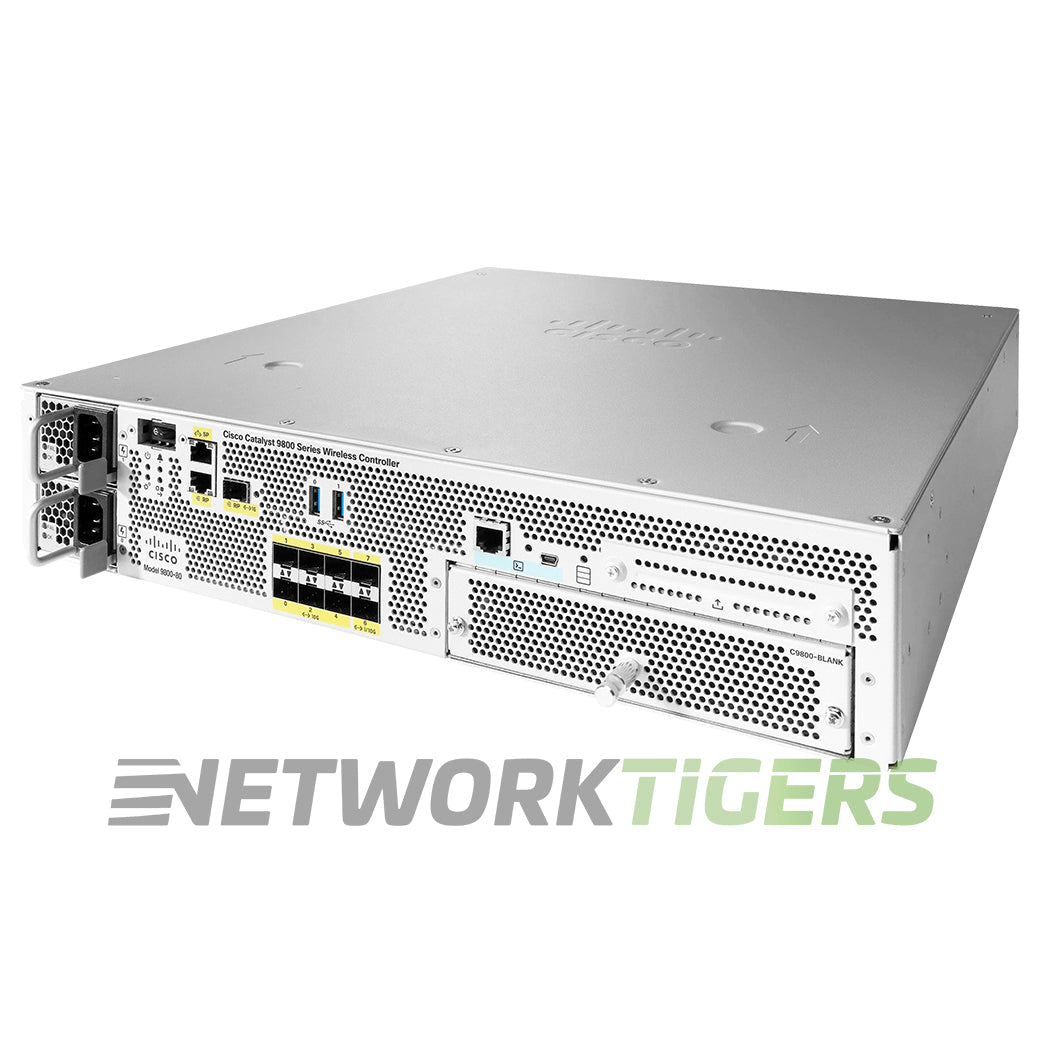 Cisco C9800-80-K9 Catalyst 9800 6x 10GB SFP 2x Exp Slot Wireless Controller