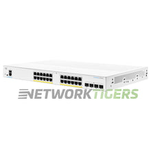 Carregar imagem no visualizador da galeria, NEW Cisco CBS250-24P-4X-NA 24x 1GB PoE+ RJ45 4x 10GB SFP+ Switch