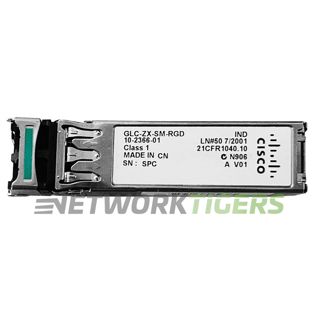 NEW Cisco GLC-ZX-SM-RGD 1GB BASE-ZX Extended Rugged SFP Transceiver