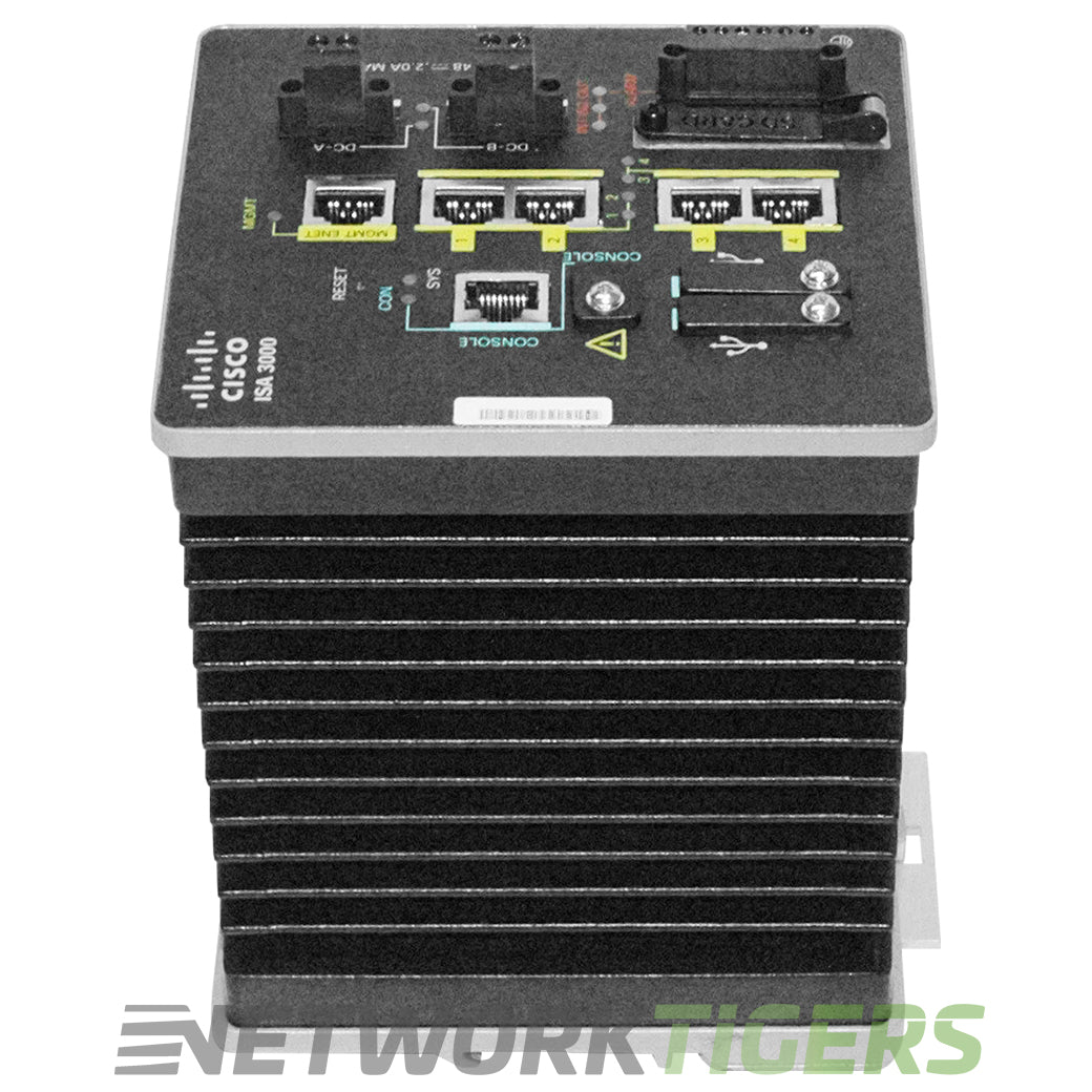 Cisco ISA-3000-4C-K9 ISA 3000 Series 4x 1 Gigabit RJ45 ASA Industrial Firewall