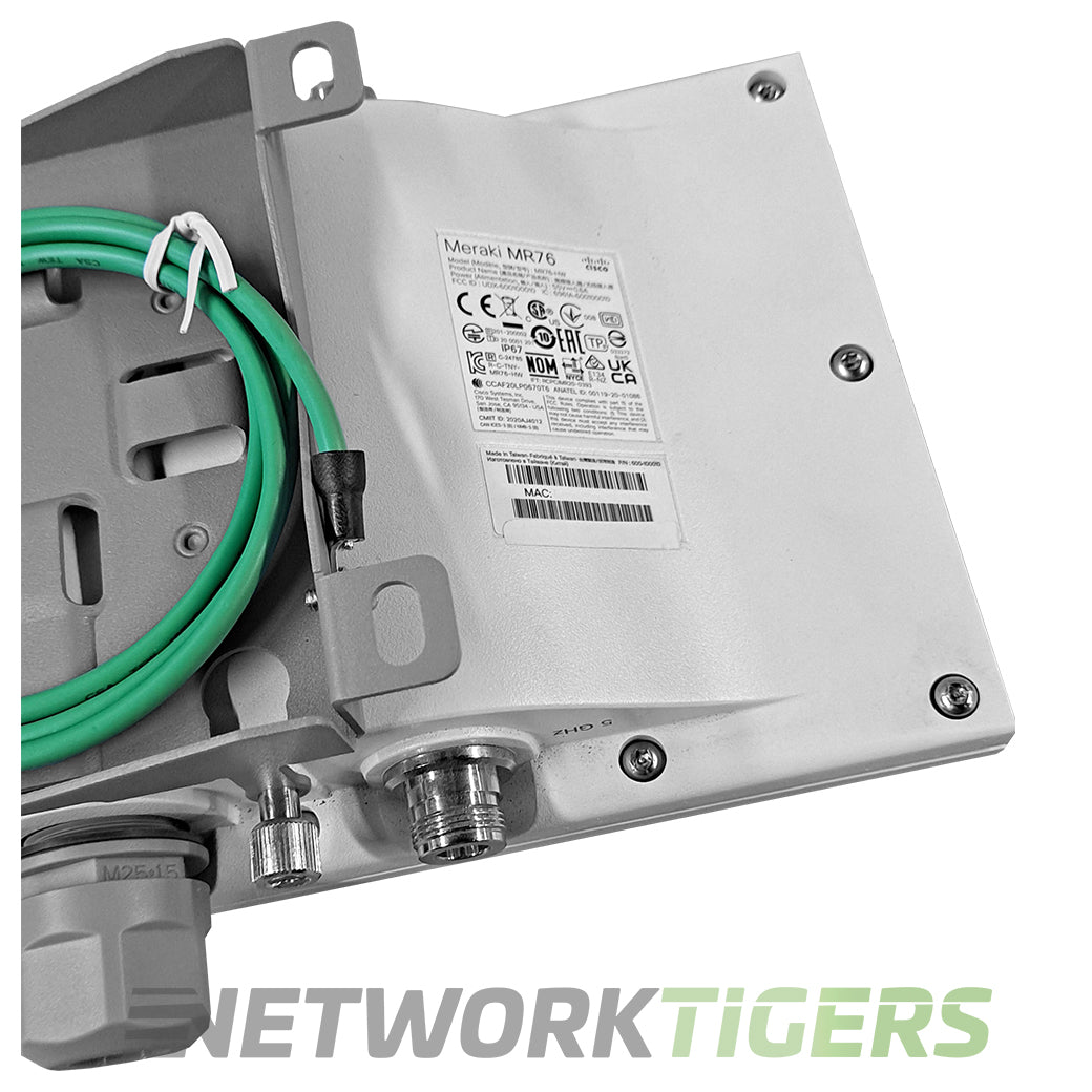 Cisco Meraki MR76-HW Quad-Radio 802.11ax (WiFi6) MU-MIMO Outdoor AP UNCLAIMED