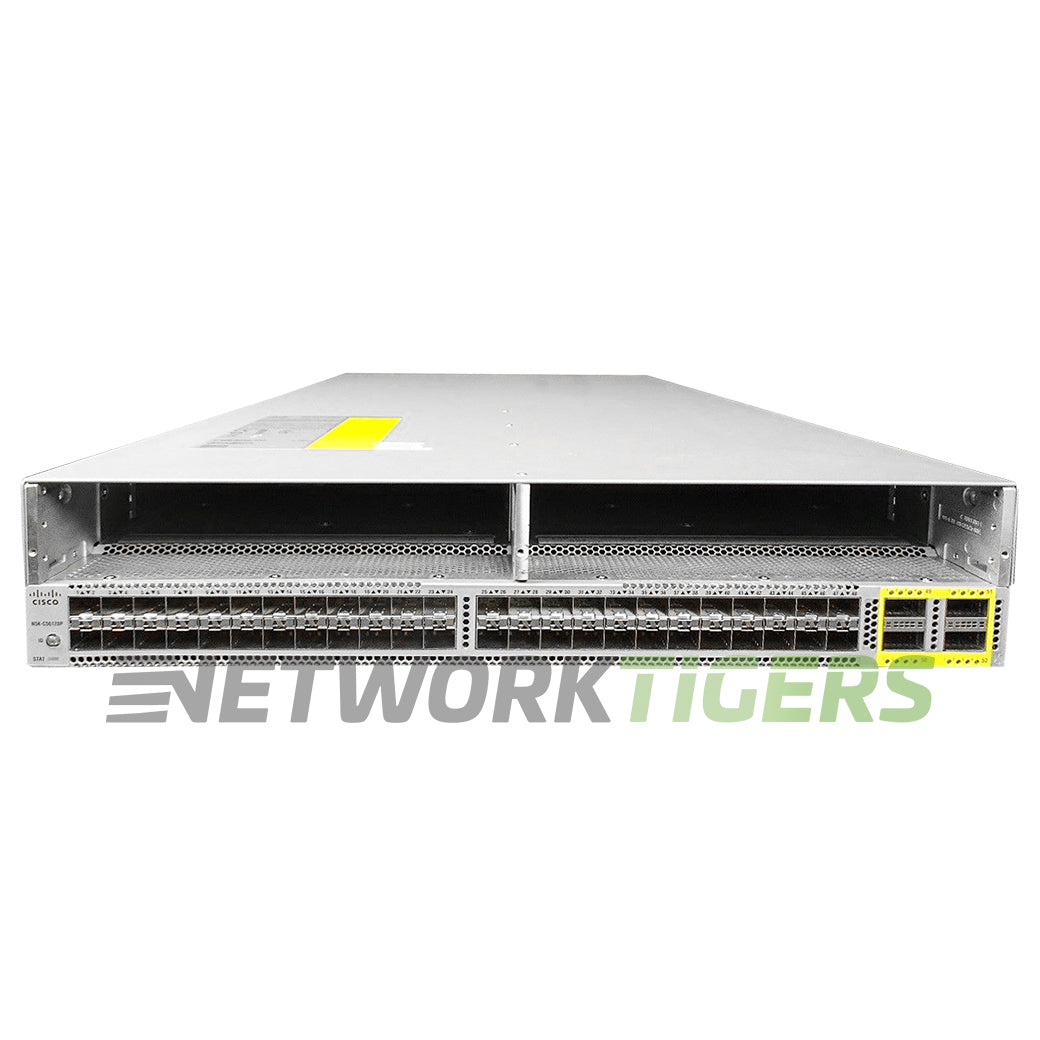 NEW Cisco N5K-C56128P 48x 10GB SFP+ 4x 40GB QSFP+ 2x Mod Slots F-B Air Switch