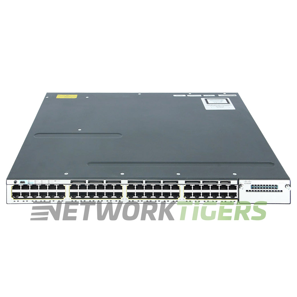 NEW Cisco WS-C3750X-48P-L 48x 1GB PoE+ RJ-45 1x Module Slot Switch