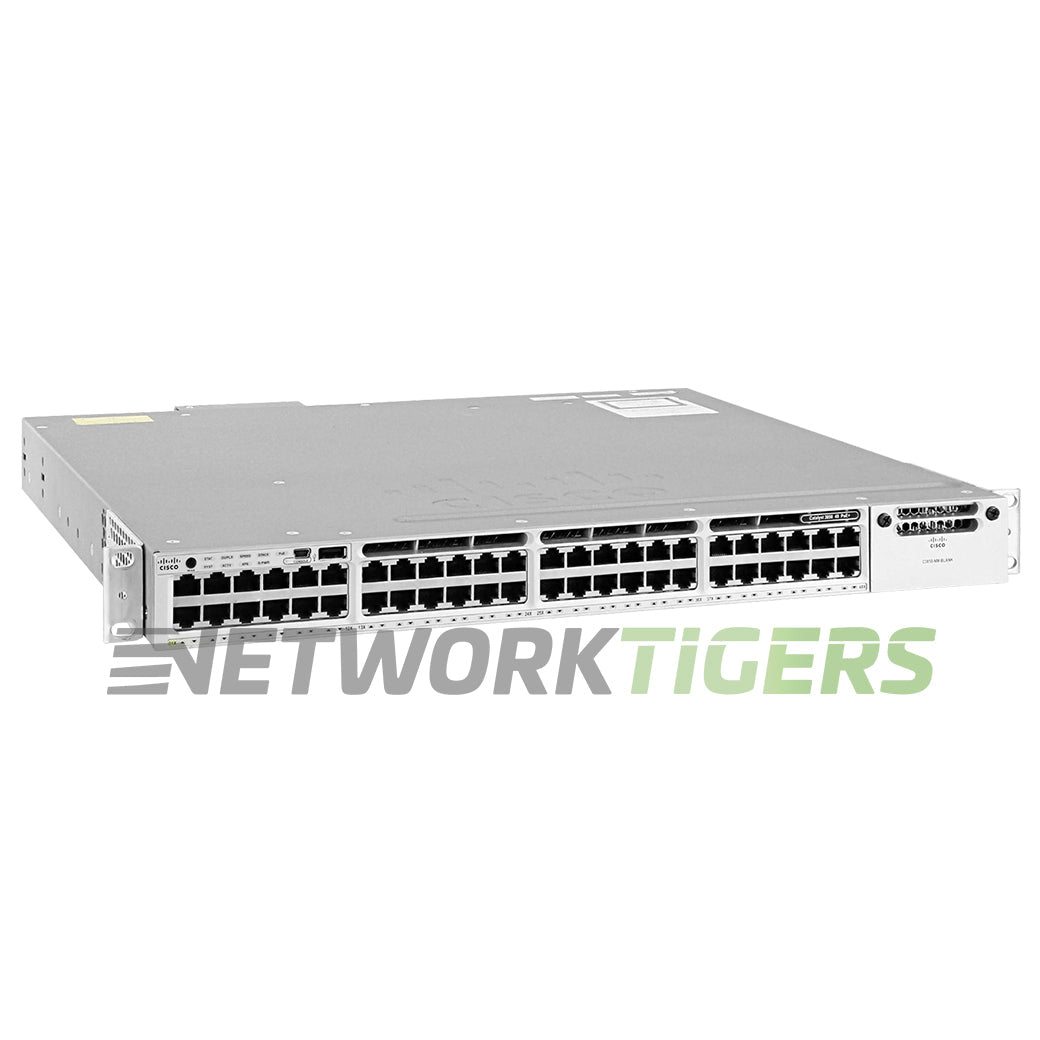 Cisco WS-C3850-48F-S Catalyst 3850 48x 1GB PoE+ RJ45 1x Module Slot Switch