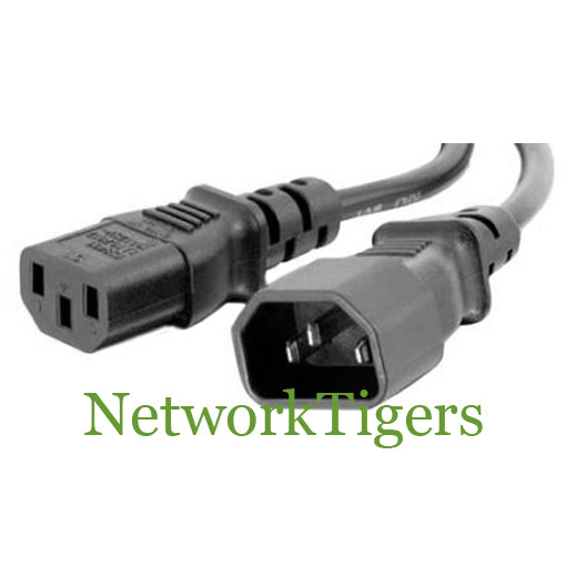 HP/IBM/Dell/Cisco Compatible 9' 3X14AWG IEC320-C14 to C13 10A-250V Power Cord