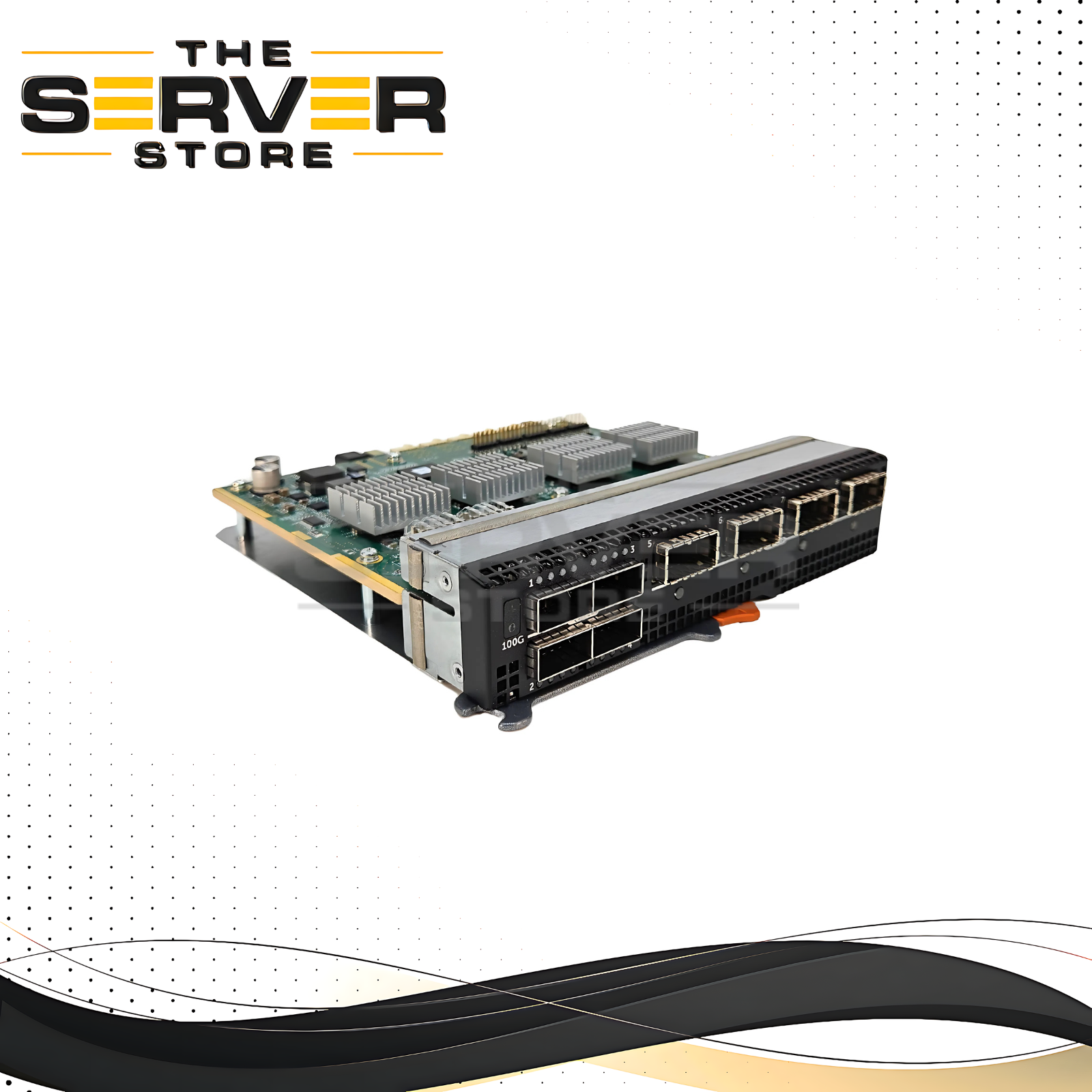 Force10 8 Port 4x100GE CXP and 4x100GE QSFP28 IO Module (15FMD)