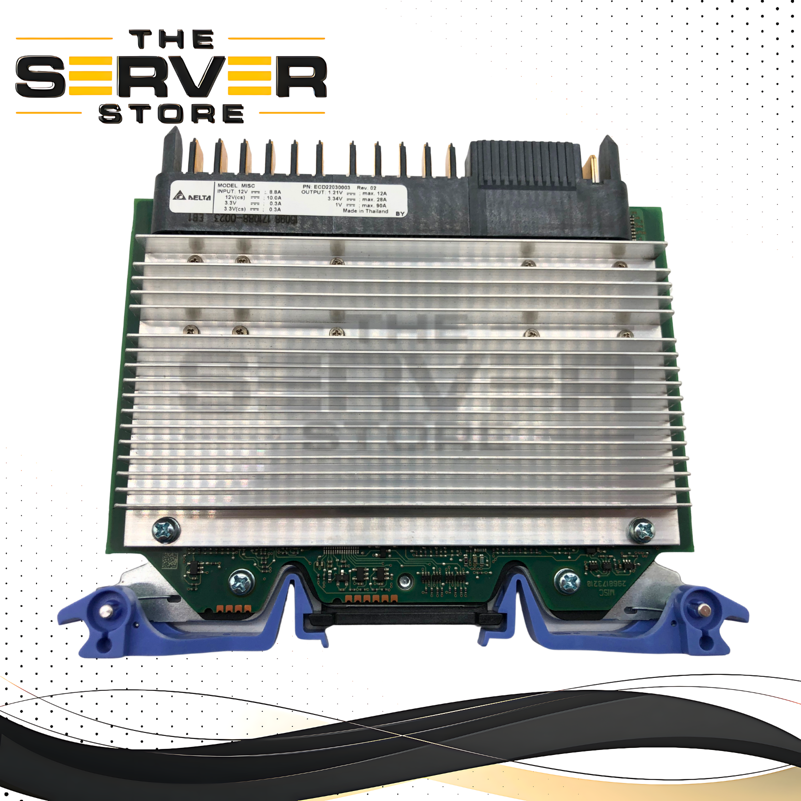 IBM POWER8 E870/E880 Miscellaneous Voltage Regulator Module (VRM). OEM by Delta Electronics. P/N: 00RR679, MISC, ECD22030003 Rev. 02.