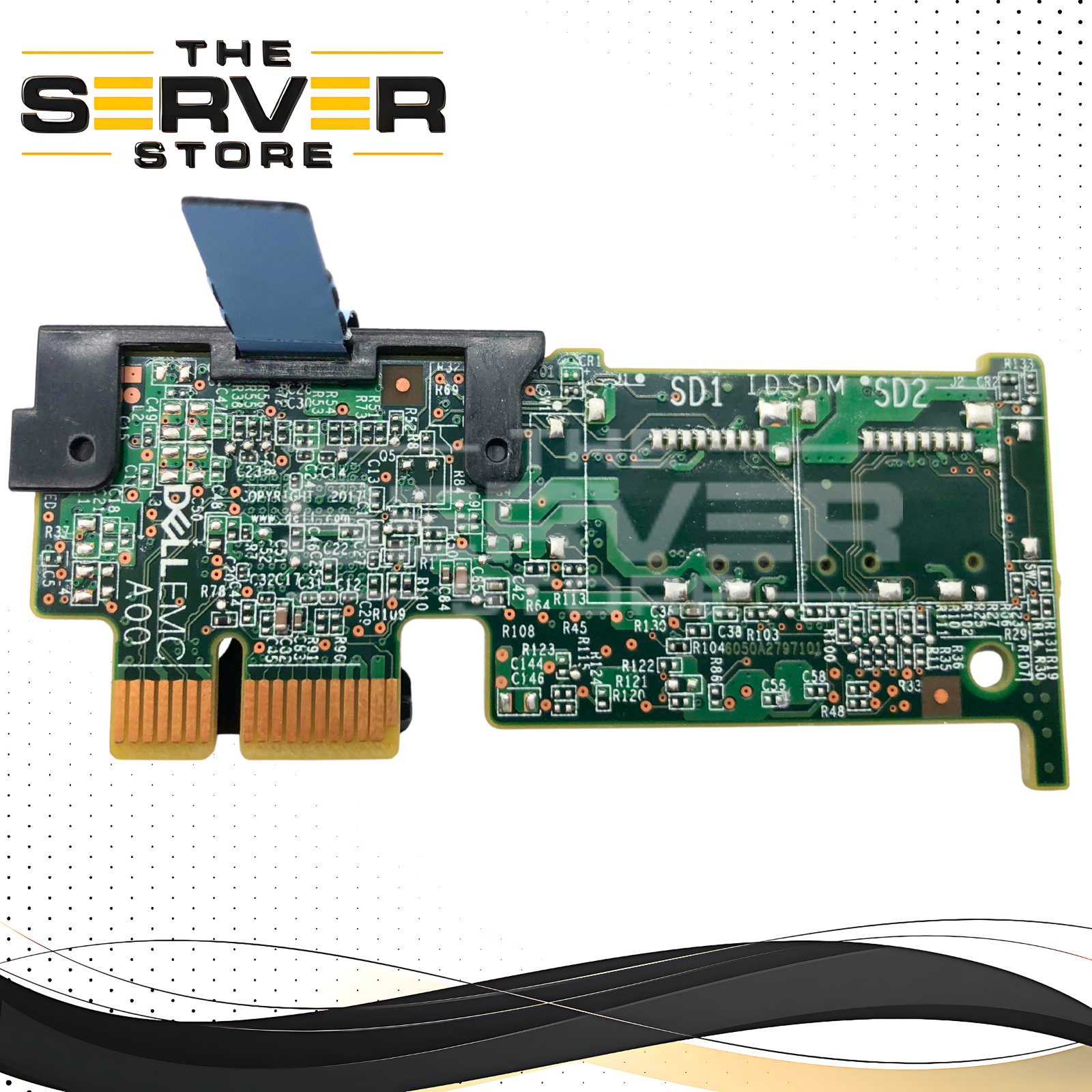 Dell EMC PowerEdge 14G iDRAC vFlash SD Card Reader Module for R440, R540, R640, R740 Servers. P/N: 5507H, 05507H.