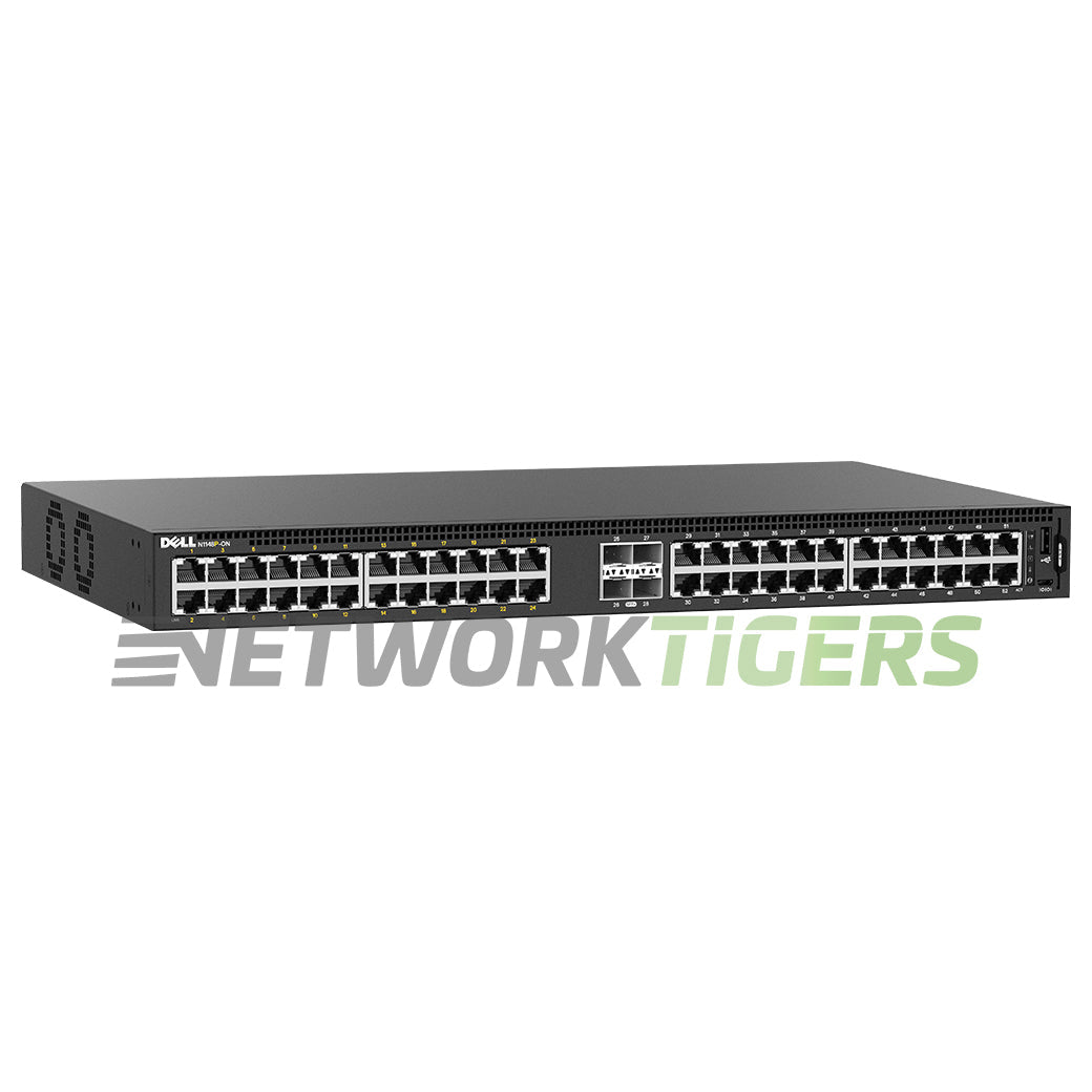 Dell N1148P-ON N1100 Series 48x 1GB PoE+ RJ45 4x 10GB SFP+ EMC Switch