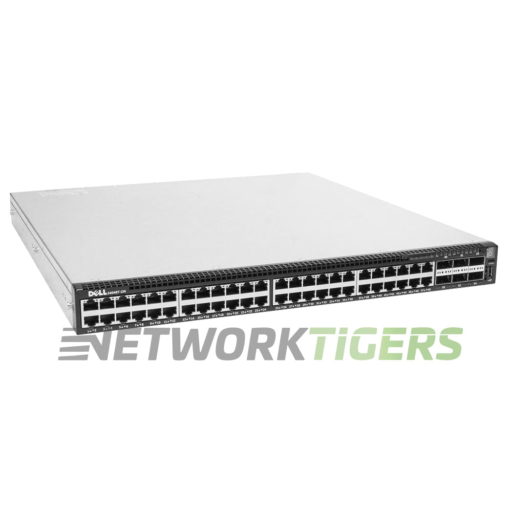 NEW Dell S4048T-ON-RA 210-AHMV 48x 10GB Copper 6x 40GB QSFP+ B-F Air OS10 Switch