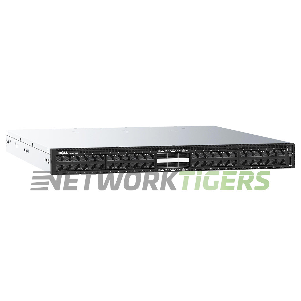 Dell S4148T-ON-RA 48x 10GB Copper 2x 40GB QSFP+ 4x QSFP28 B-F No OS10 Switch