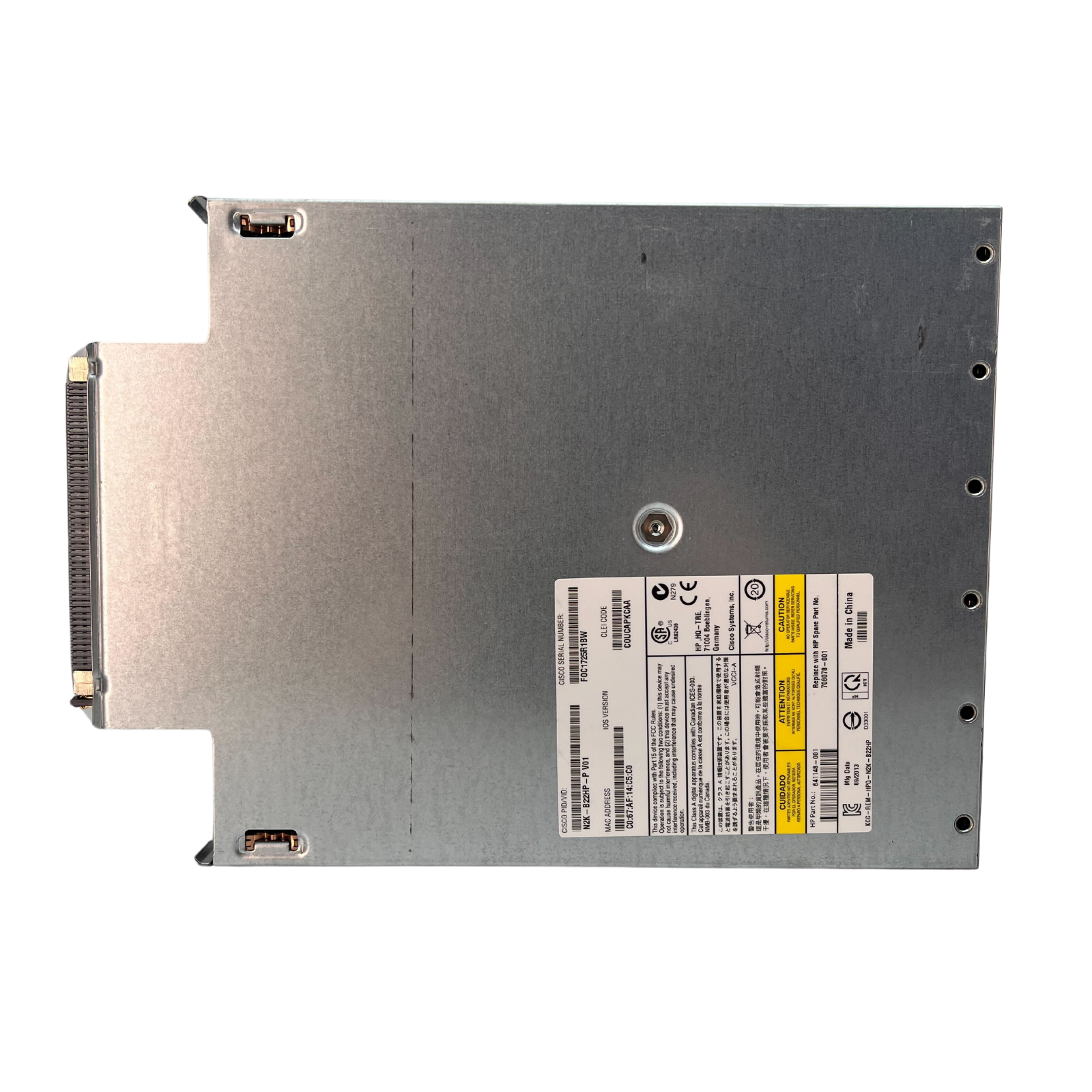 HPE Cisco B22HP Fabric Extender for BladeSystem C Class (708078-001)