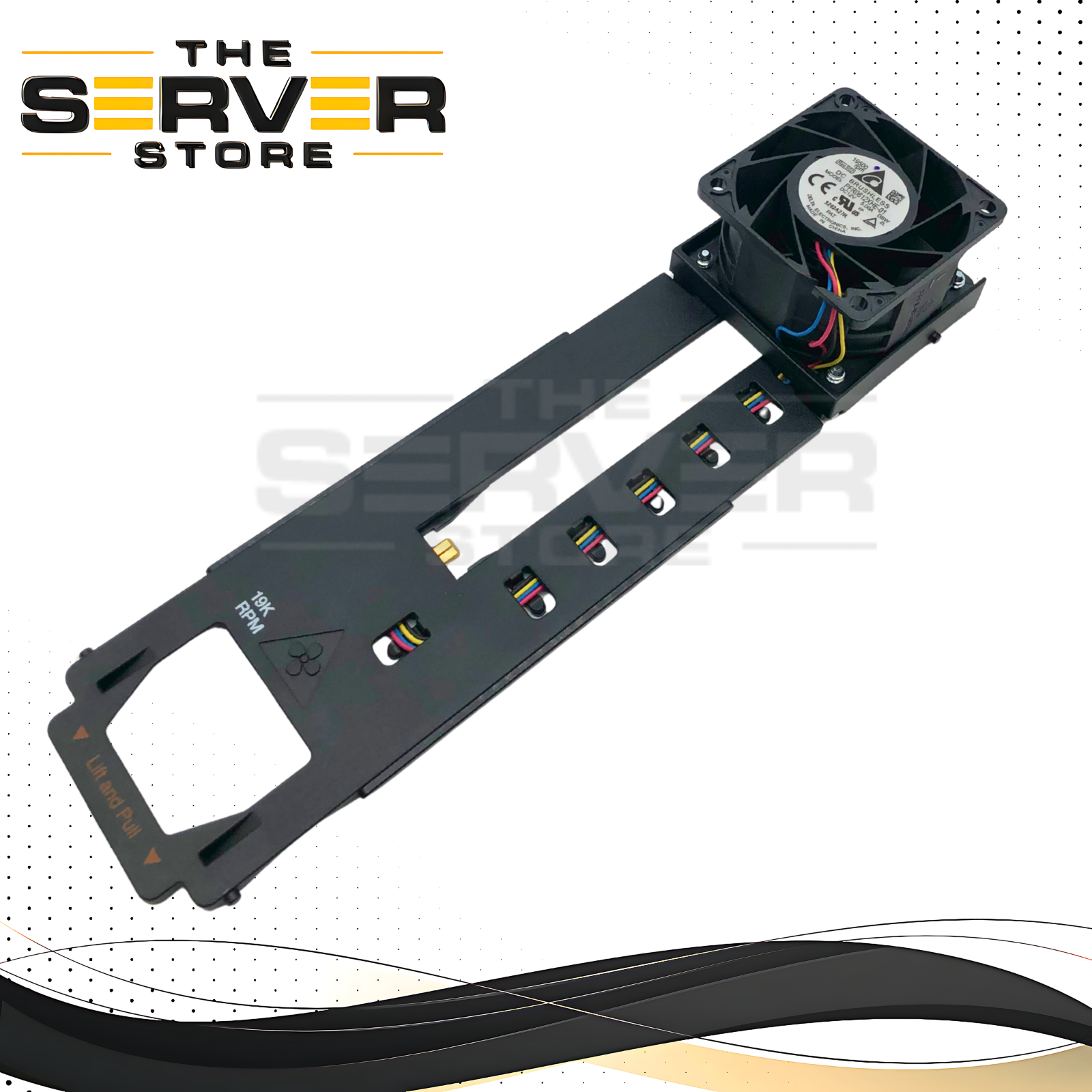 Lenovo ThinkSystem SR950 60mm 19K RPM High-Speed Hot-Swap Cooling Fan. OEM by Delta. P/N: 01PG490.