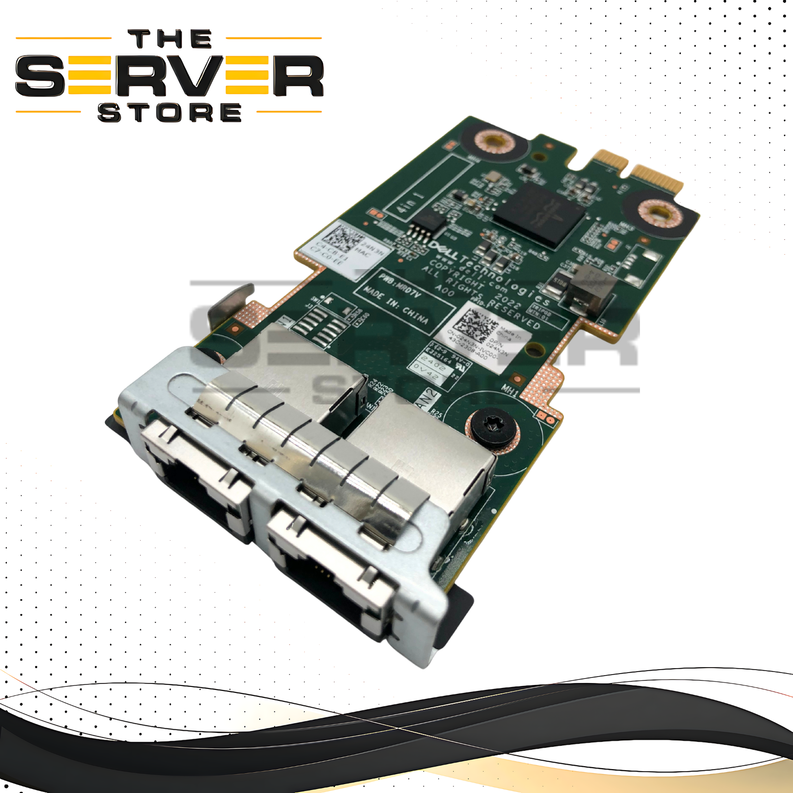 Dell Broadcom 5720 Dual-Port 1GbE RJ-45 Embedded LOM Mezzanine 024N3N 24N3N