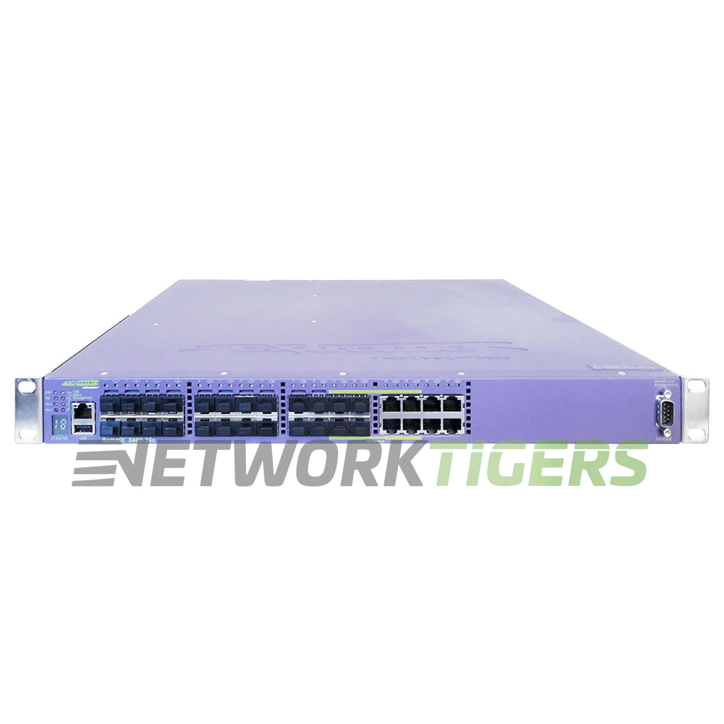 Extreme 16405 X460-24x 24x 1GB SFP 4x 1GB Combo 2x Module Slot Switch