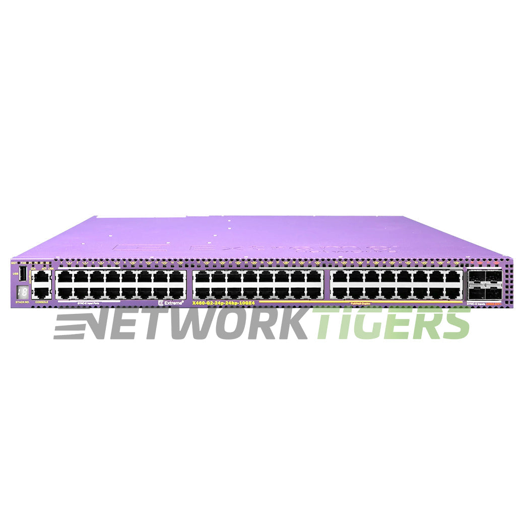 NEW Extreme 16756 48x 1GB PoE+ RJ45 4x 10GB SFP+ Switch