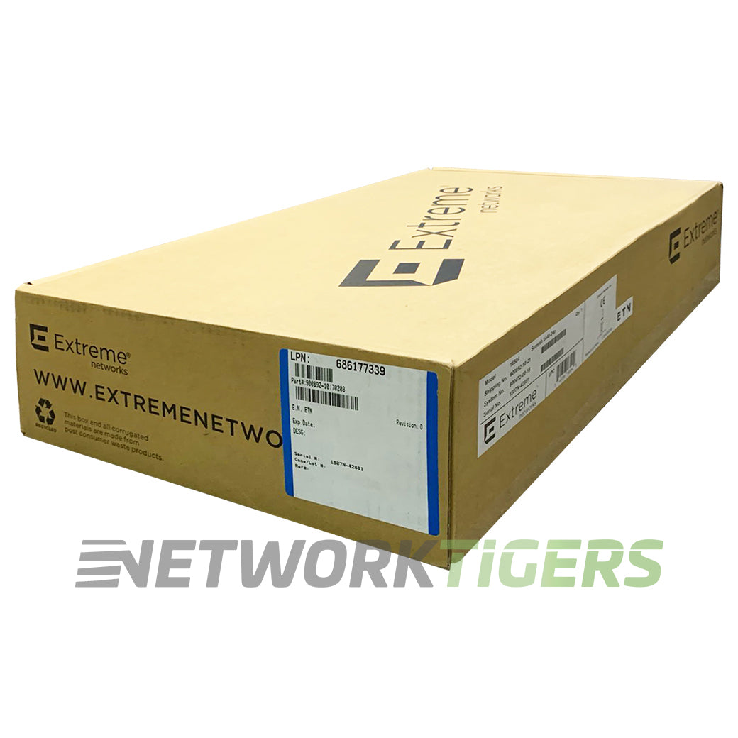 NEW Extreme EC720001F-E6 VSP 7254XSQ 48x 10G SFP+ 6x 40G QSFP+ F-B (DC) Switch
