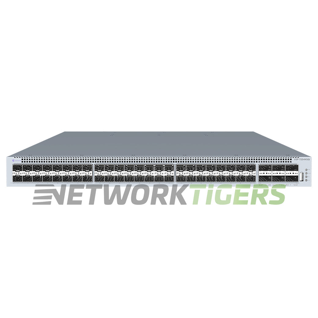 Extreme EC7200A3F-E6 VSP 7254XSQ 24x 10GB SFP+ 4x 40GB QSFP+ F-B (AC) Switch