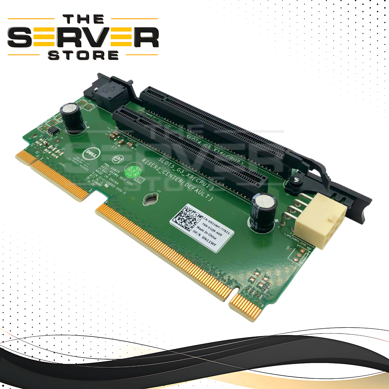 Dell PowerEdge R730 Center Riser 2 Card 3x LP PCIe 3.0 x8 Slots 0N11WF N11WF