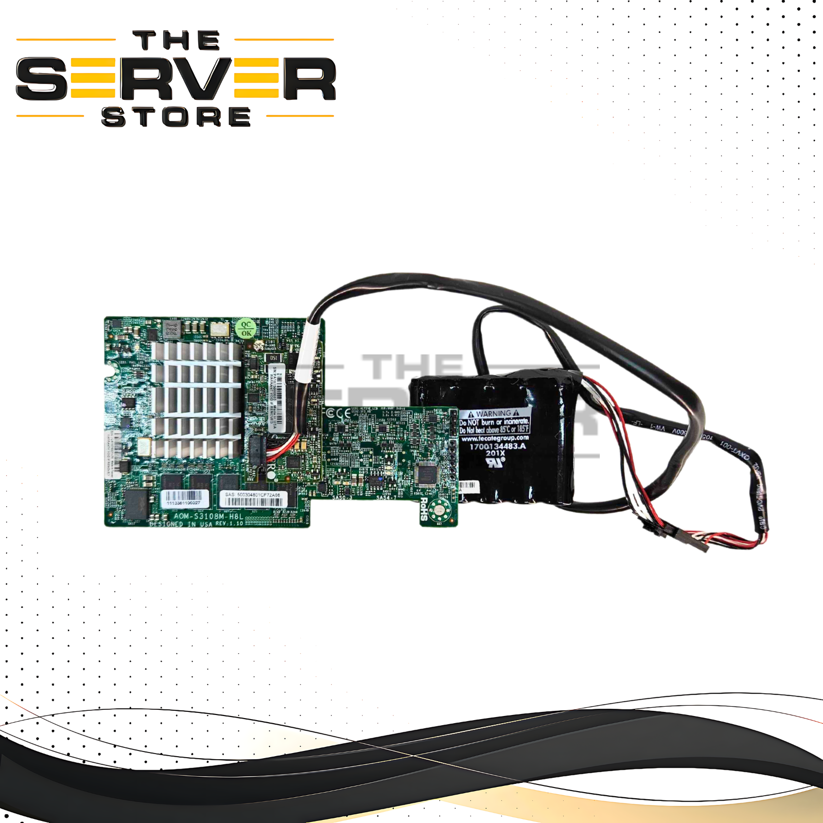 Supermicro 12Gb/s Eight-Port SAS Internal Raid Mezzanine Card AOM-S3108M-H8L-O