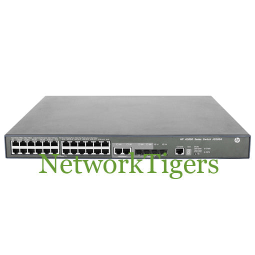 NEW HPE JG306A 3600 SI Series 24x Fast Ethernet PoE+ 4x 1G SFP Switch
