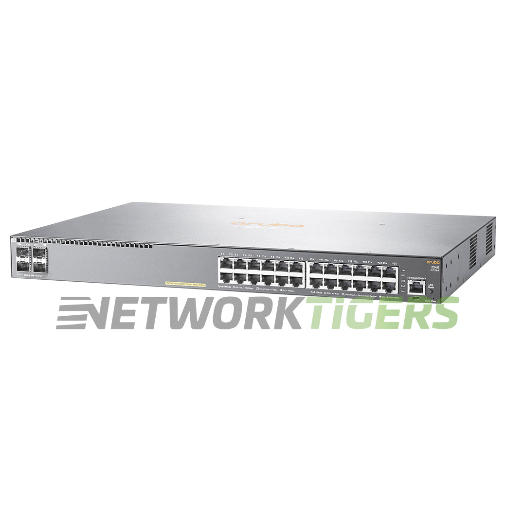 NEW HPE Aruba JL356A 2540 24x 1GB PoE+ RJ-45 4x 10GB SFP+ Switch
