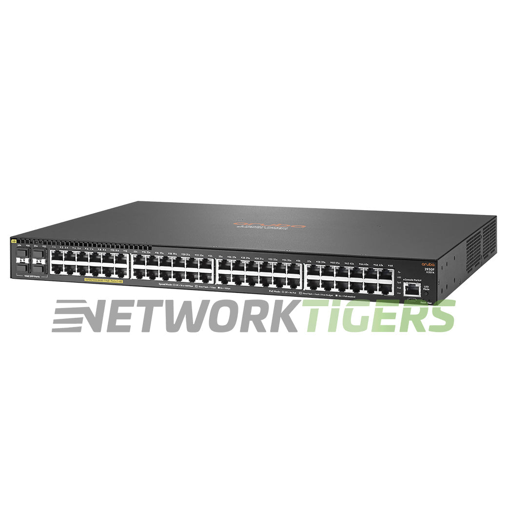 NEW HPE Aruba JL557A 2930F 48x 1GB PoE+ RJ45 4x 1GB SFP Switch