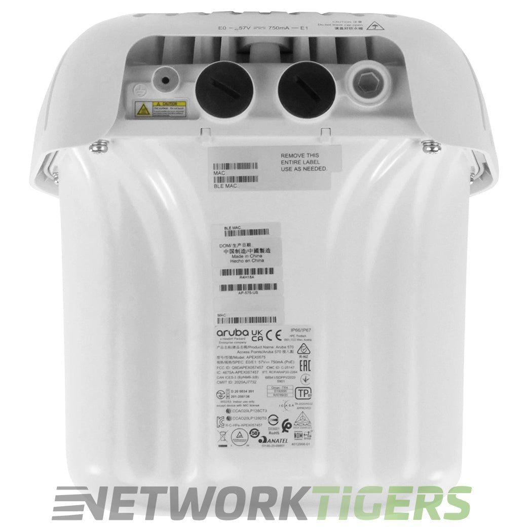 HPE Aruba R4H18A AP-575 (US) 802.11ax Dual Radio Integrated Omni Ant WAP