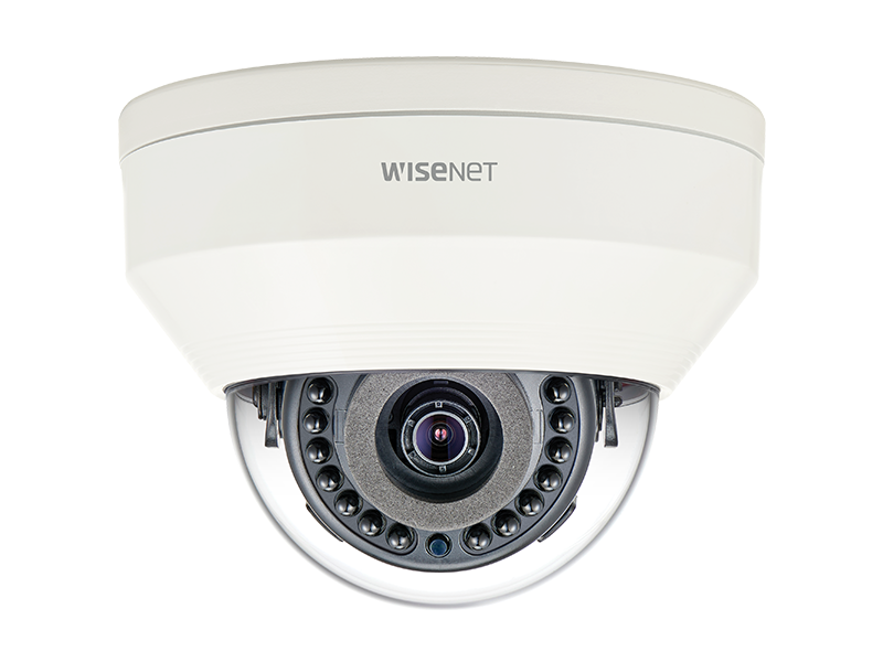 Hanwha LND-6011R 2MP IR 3mm Fixed Indoor Dome Network Camera
